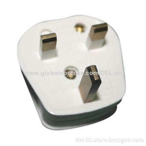 Power Plug with BS1362 Fuse, Available in Black/White, ASTA/CCC Certified